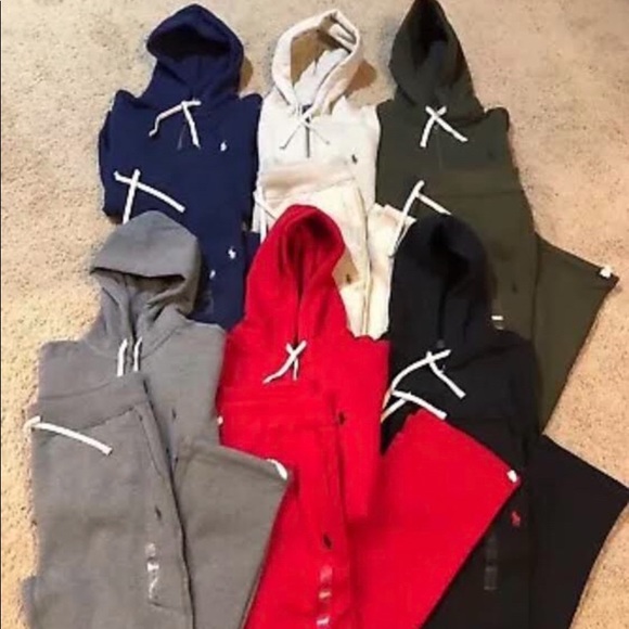 polo sweat suit set